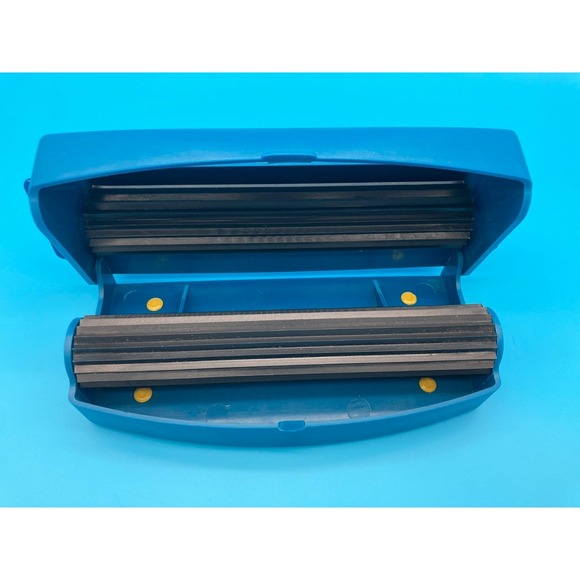 Provo Craft Paper Shapers Blue Paper Crimper Scrapbooking Tool 6.5" - Picture 9 of 9